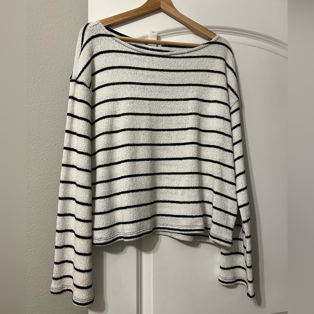 Striped Black and White Sweater